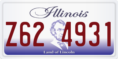 IL license plate Z624931