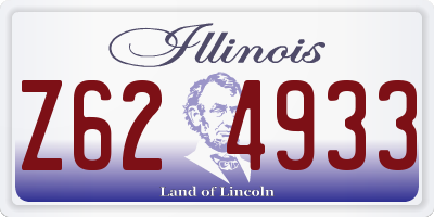 IL license plate Z624933