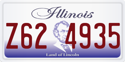 IL license plate Z624935