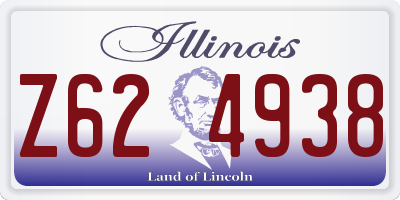 IL license plate Z624938