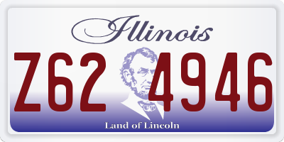 IL license plate Z624946