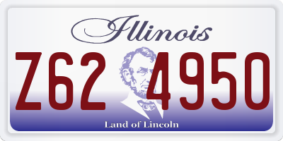 IL license plate Z624950