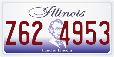 IL license plate Z624953