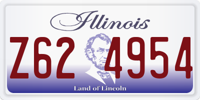 IL license plate Z624954