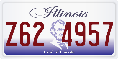 IL license plate Z624957