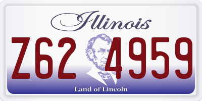 IL license plate Z624959