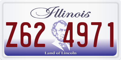 IL license plate Z624971