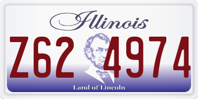 IL license plate Z624974