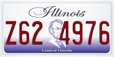 IL license plate Z624976