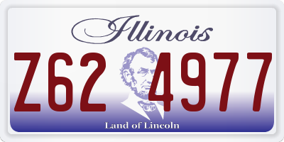 IL license plate Z624977