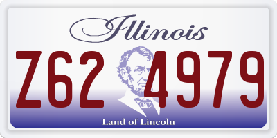 IL license plate Z624979