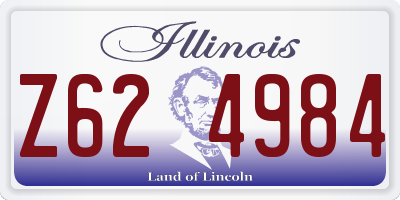 IL license plate Z624984