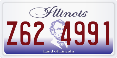 IL license plate Z624991