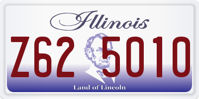IL license plate Z625010