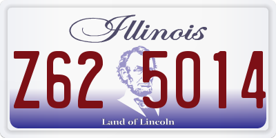 IL license plate Z625014