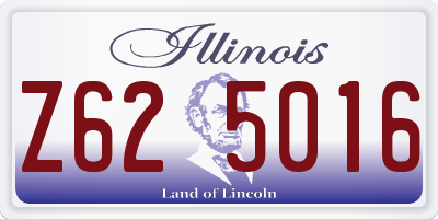IL license plate Z625016