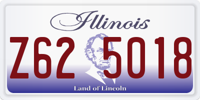 IL license plate Z625018