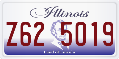 IL license plate Z625019