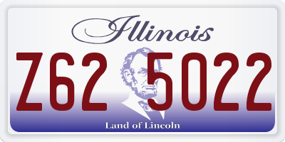 IL license plate Z625022