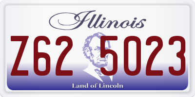 IL license plate Z625023