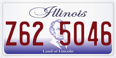 IL license plate Z625046