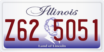 IL license plate Z625051