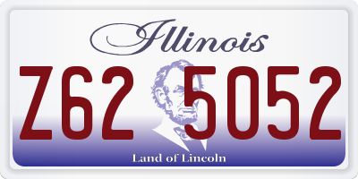 IL license plate Z625052