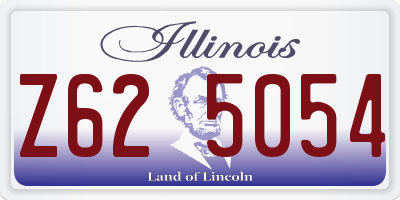 IL license plate Z625054