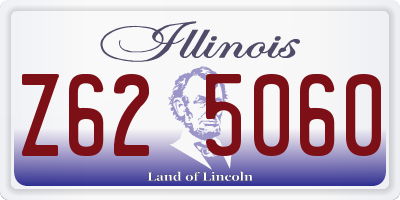 IL license plate Z625060