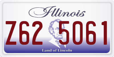 IL license plate Z625061