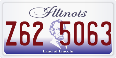 IL license plate Z625063