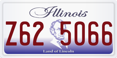 IL license plate Z625066