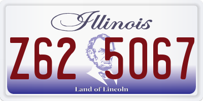 IL license plate Z625067