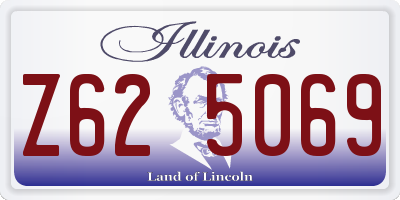 IL license plate Z625069