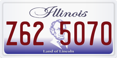 IL license plate Z625070