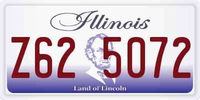IL license plate Z625072