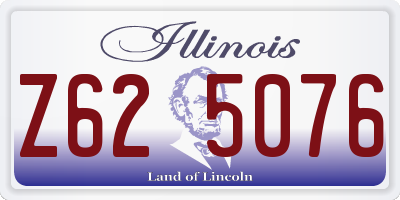 IL license plate Z625076