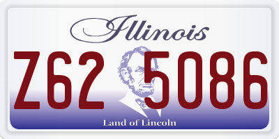 IL license plate Z625086