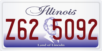 IL license plate Z625092