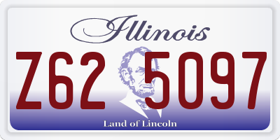 IL license plate Z625097