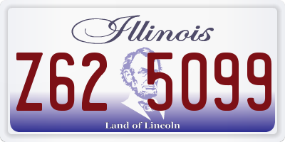 IL license plate Z625099