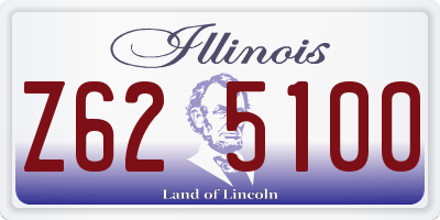IL license plate Z625100