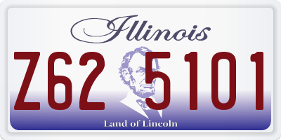 IL license plate Z625101