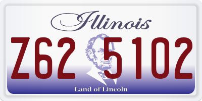 IL license plate Z625102