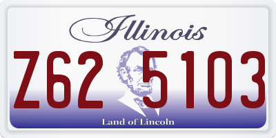 IL license plate Z625103