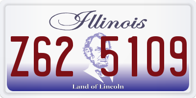IL license plate Z625109