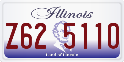 IL license plate Z625110