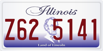 IL license plate Z625141