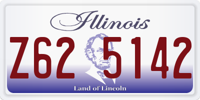 IL license plate Z625142