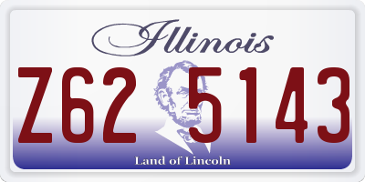 IL license plate Z625143